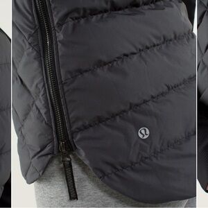 Lululemon Fluff Off Crew Black pre owned very good condition.